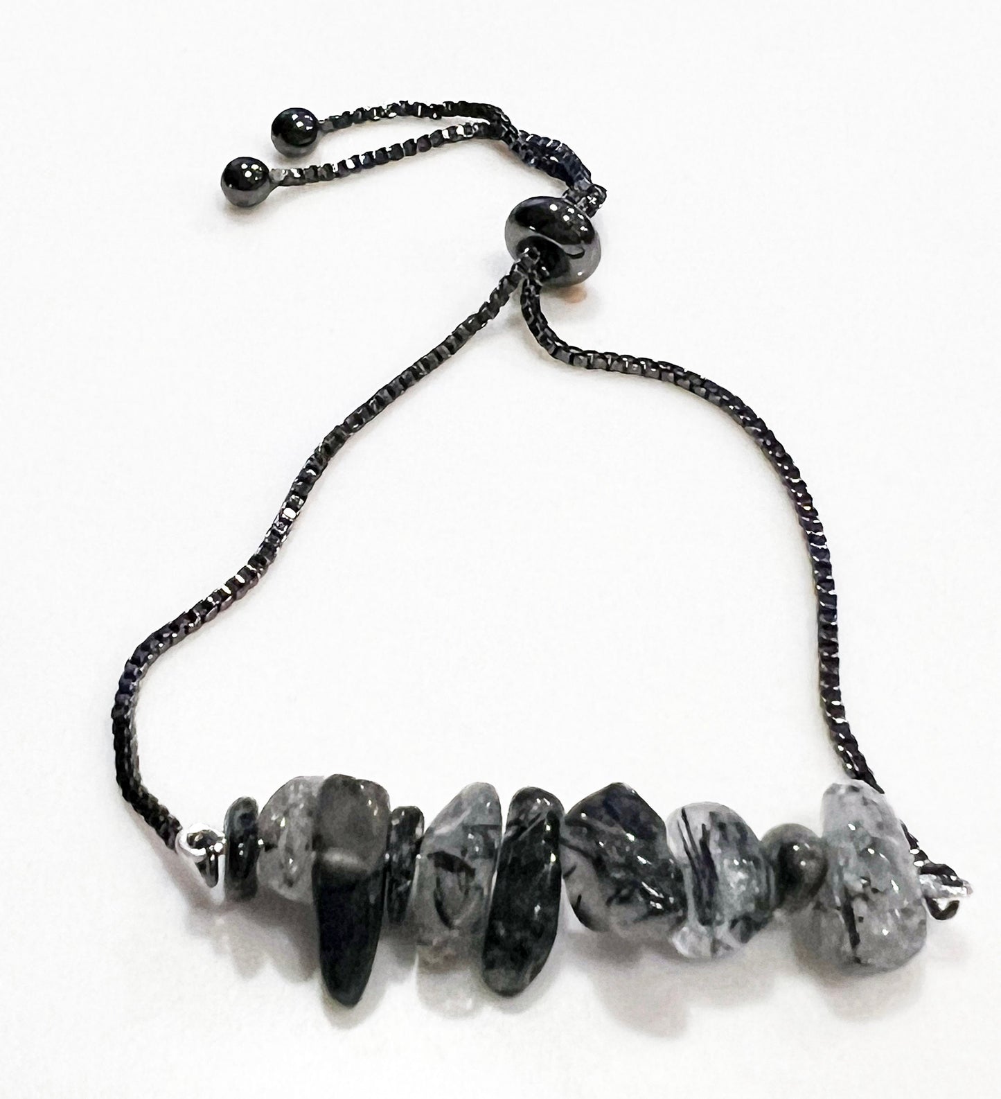 Tourmalinated Bracelet - Tourmalinated Bracelet Adjustable Bracelet