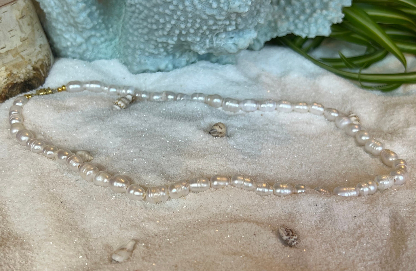 Natural Freshwater Pearl Necklace.
