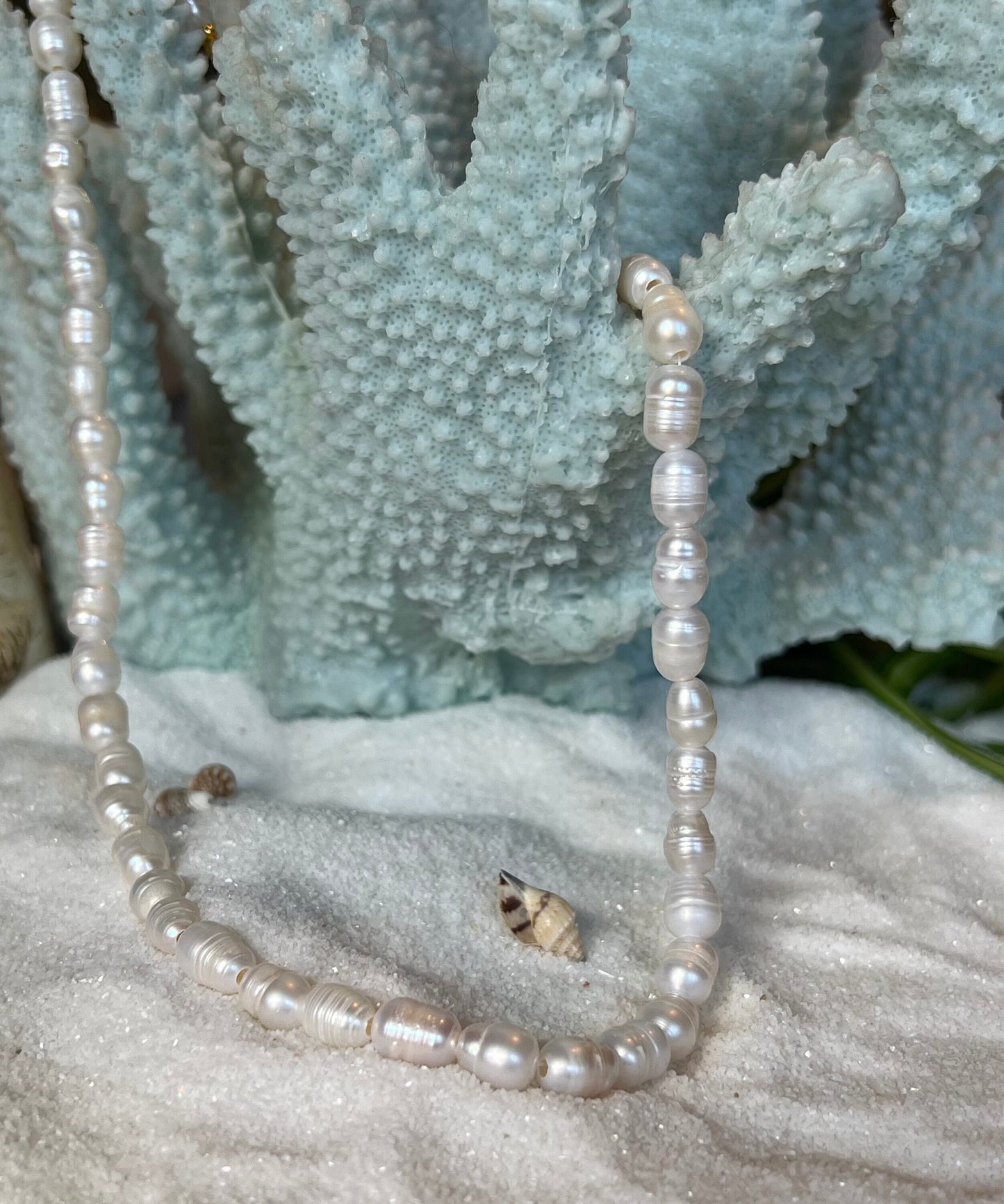 Natural Freshwater Pearl Necklace.