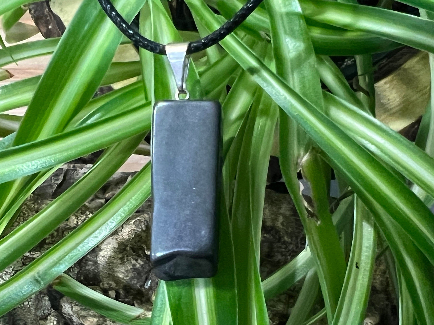 Raw gemstones wax cord adjustable necklace, raw crystals adjustable chocker, healing pendant.