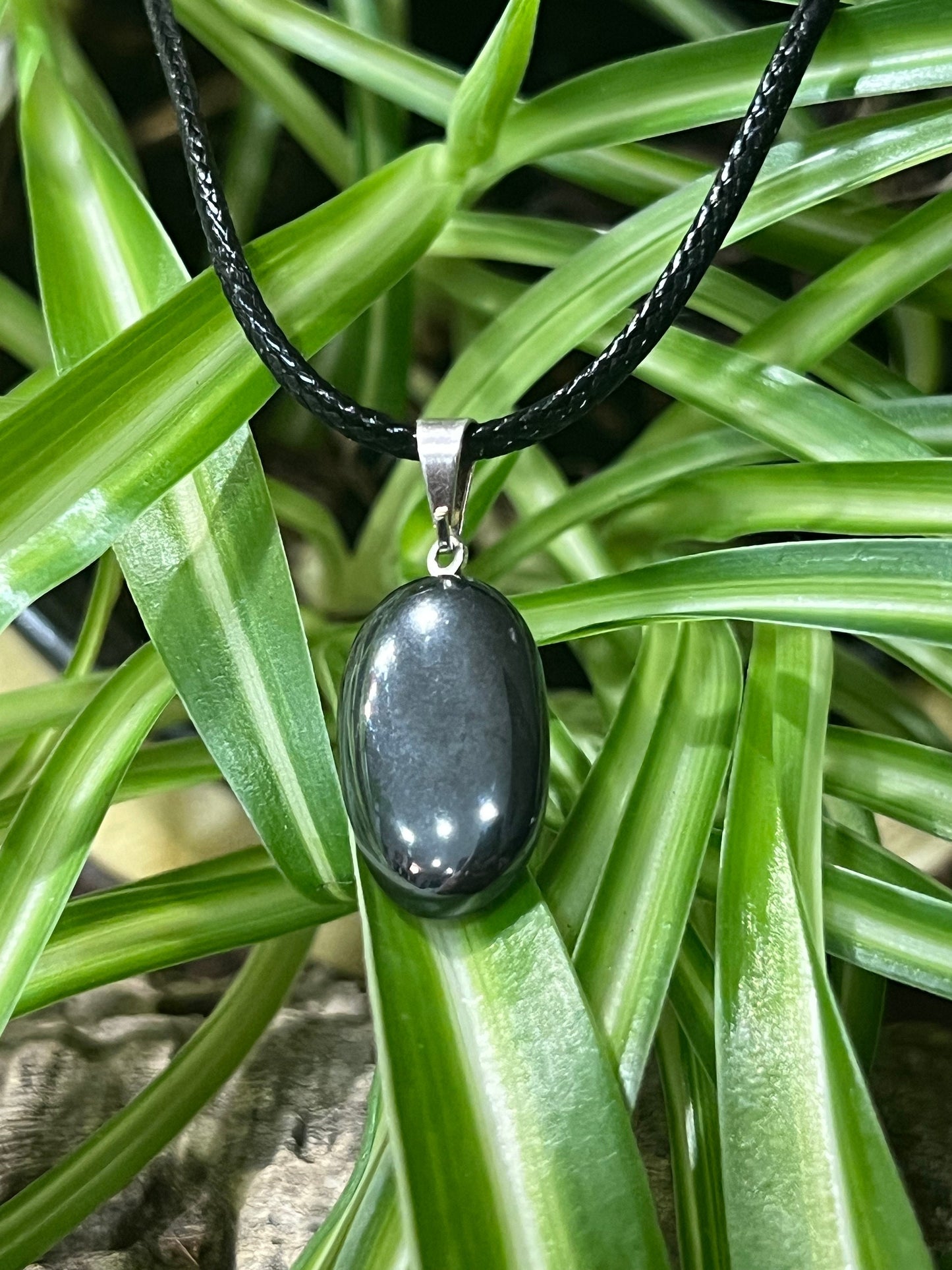Raw gemstones wax cord adjustable necklace, raw crystals adjustable chocker, healing pendant.