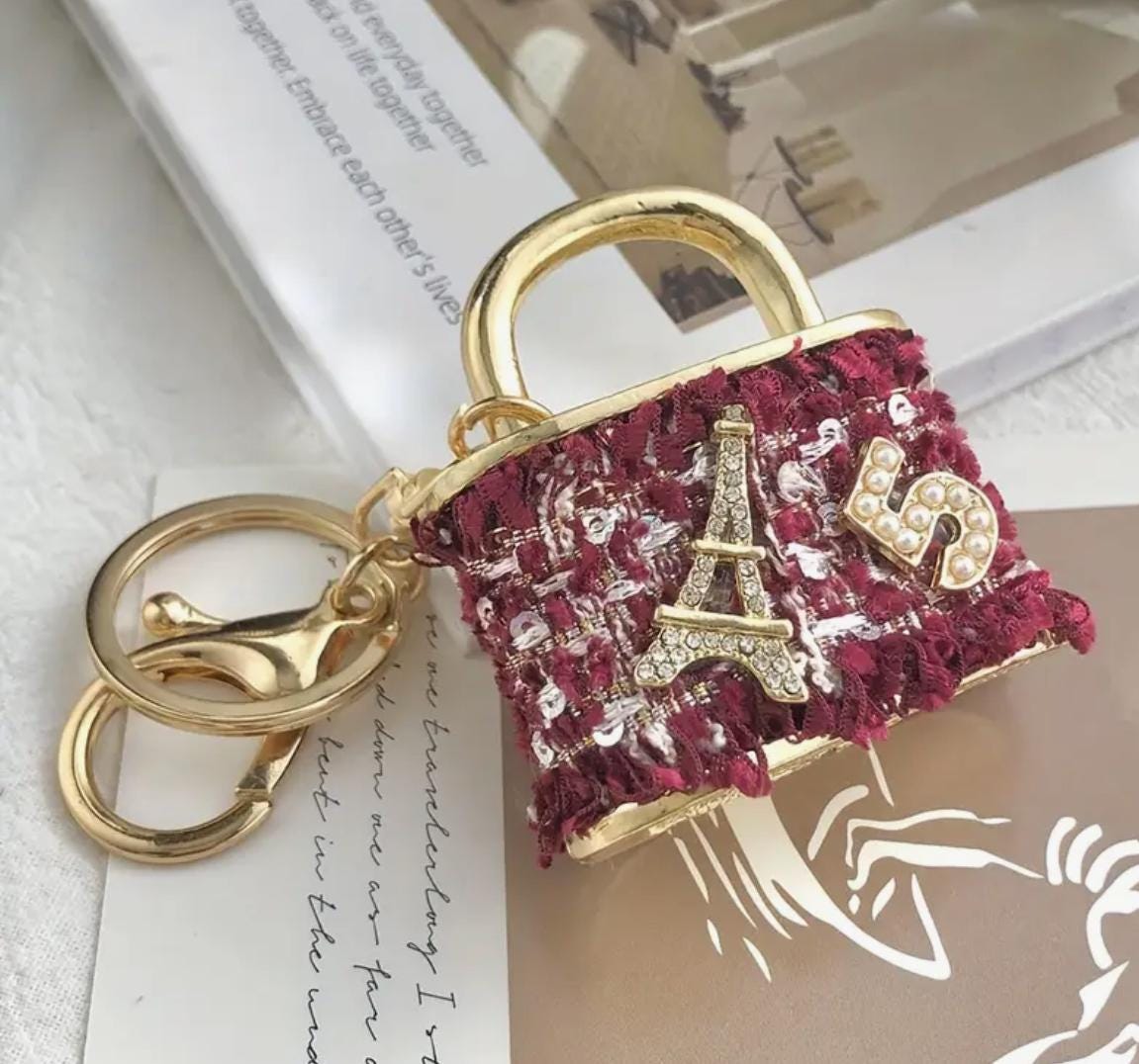 Large Cloth Keychain Purse | Purse Charm | Backpack Pendant Charm